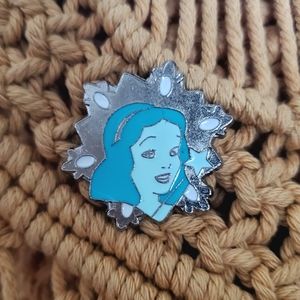 Disney Hidden Mickey Snowflake Pin - Blue Fairy